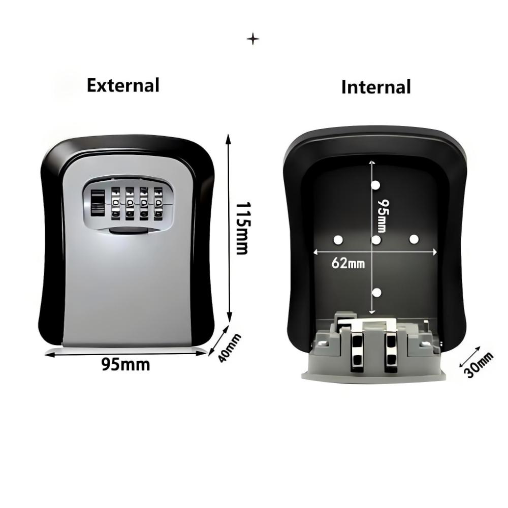 Home Security Brand - Wall Mount Key Lock Box 4