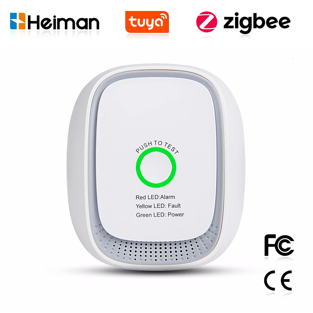 Home Security Systems - HEIMAN Zigbee Tuya Combustible Gas Sensor