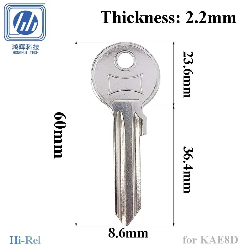 Home Security Safe - 5-100Pcs for Kale KAE8D Blank Key