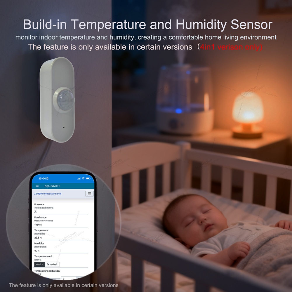 Zigbee 24G Mmwave Radar Human  - Home Security Battery recension och pris