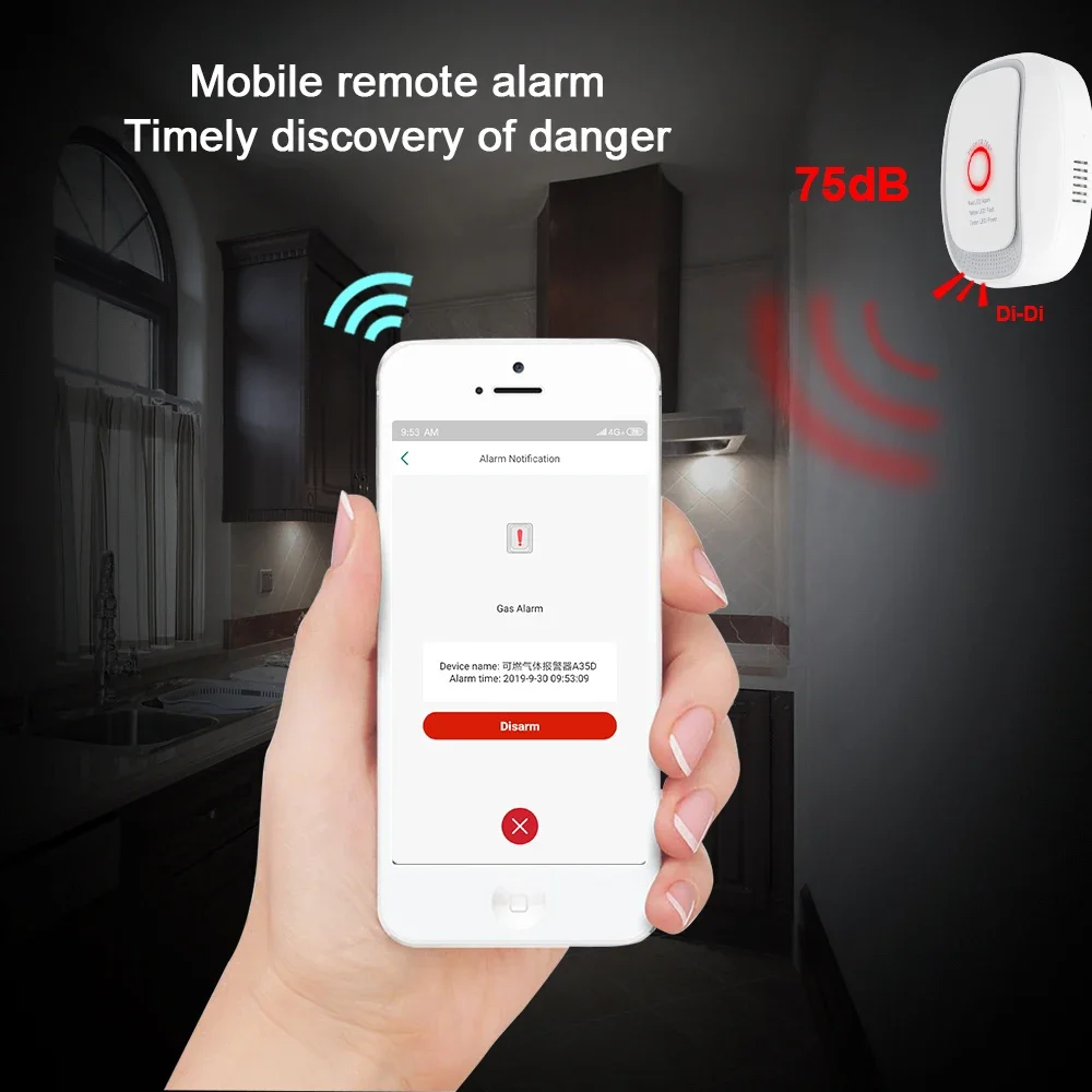HEIMAN Zigbee Tuya Combustible - Home Security Systems recension och pris