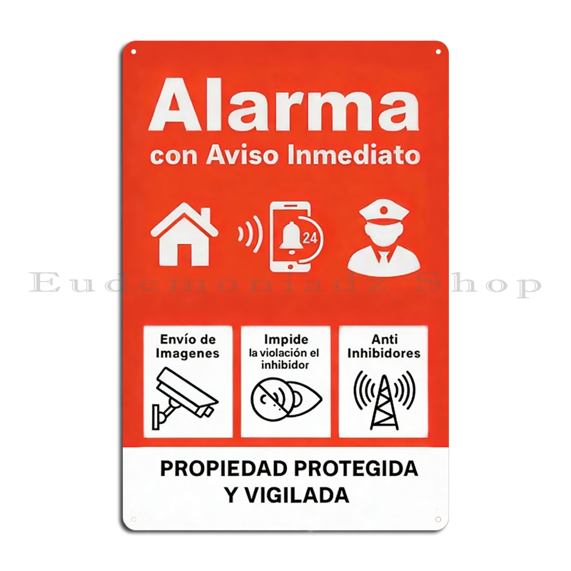 Retro 24h Alarm System Metal S - Home Security Systems recension och pris