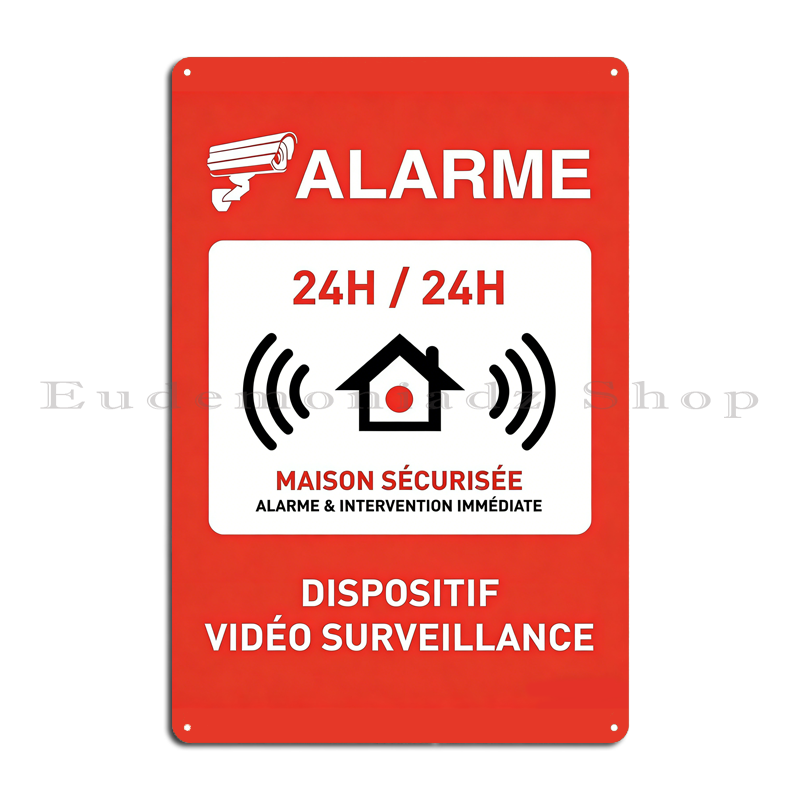 Retro 24h Alarm System Metal S - Home Security Systems recension och pris