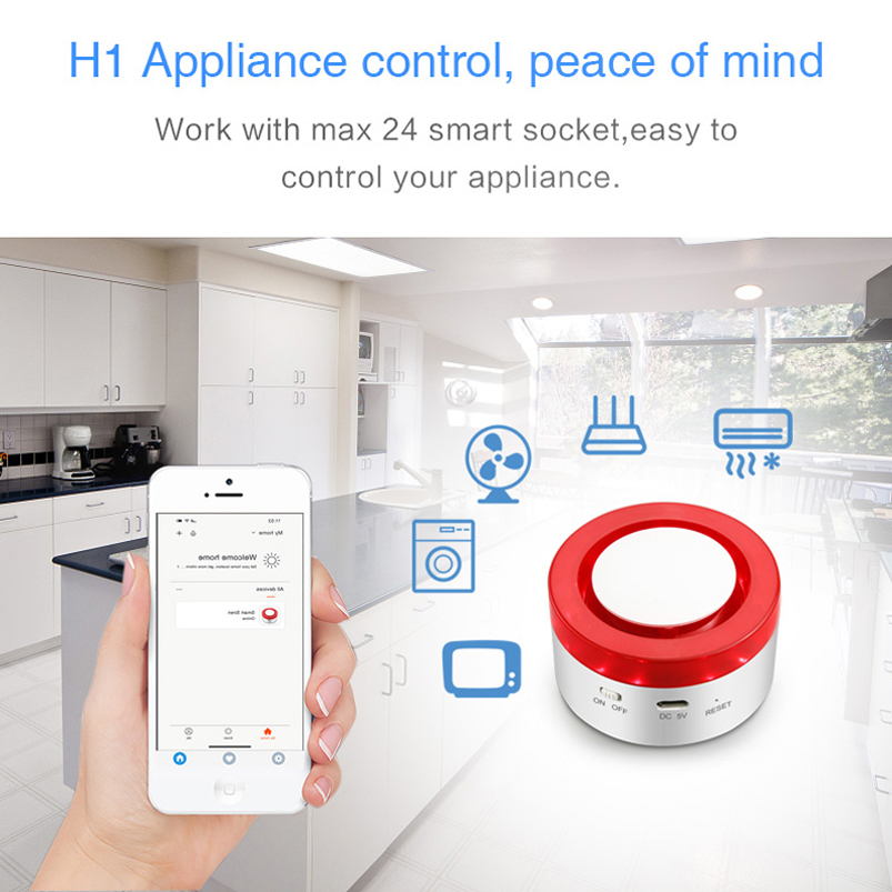 WiFi Tuya Home Alarm System 12 - Home Security Ultimate recension och pris