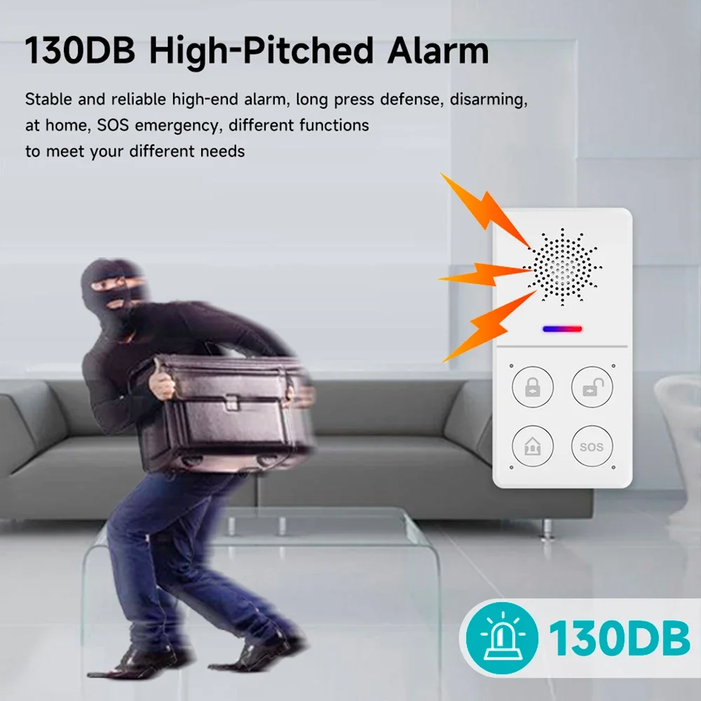 Tuya Wifi Smart Alarm System 4 - Home Security Ultimate recension och pris