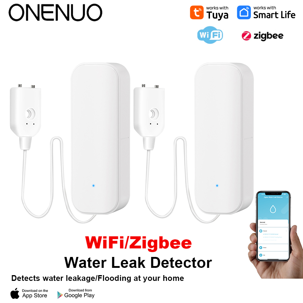 WiFi/Zigbee Water Sensor Tuya  - Home Security Business recension och pris