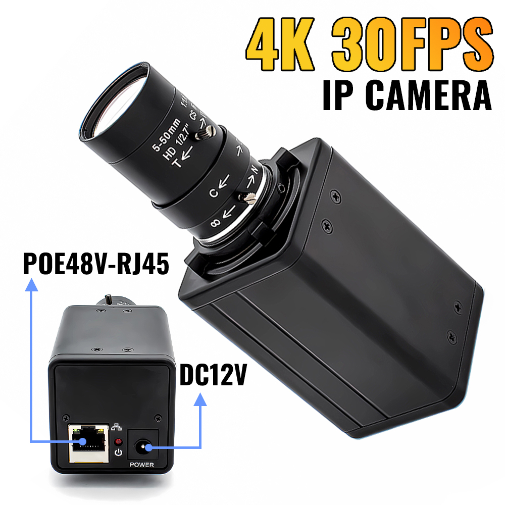 POE IP Camera 8MP 30FPS Indust - Home Security Images recension och pris