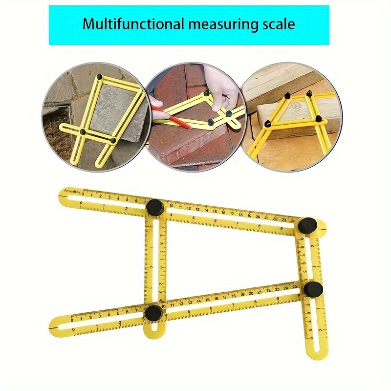 1pcs Protractor Multi Angle Ru - Home Security Measures recension och pris