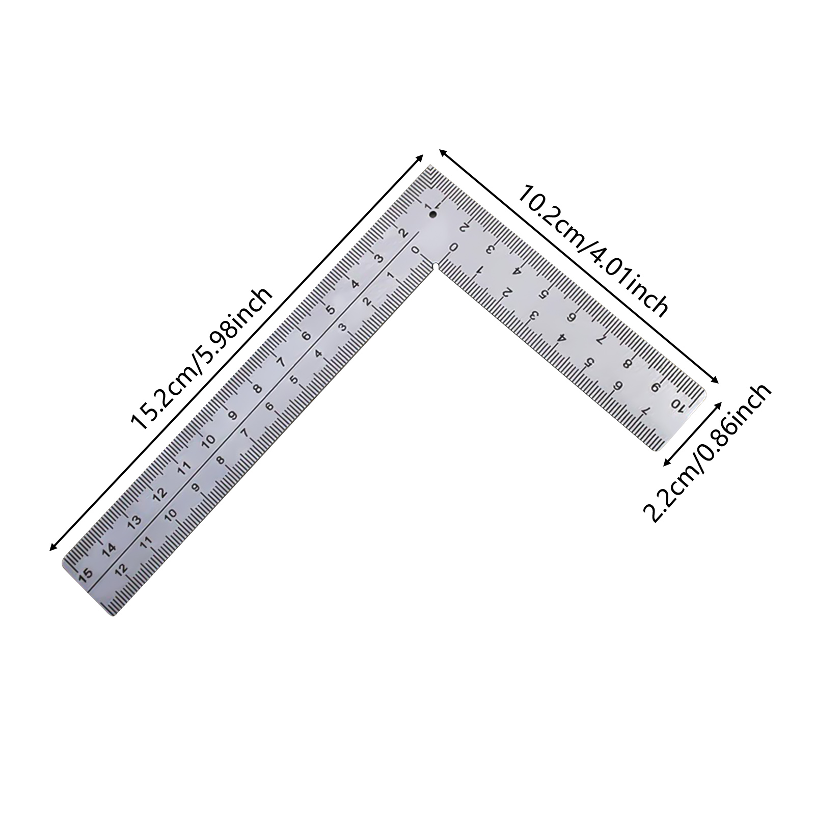 L Shape Corner Ruler Woodworki - Home Security Measures recension och pris