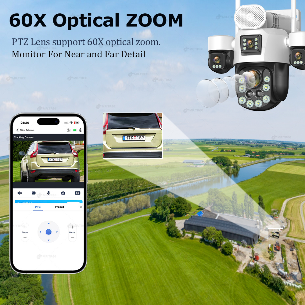 AOV Four Lens Outdoor Surveill - Home Security Battery recension och pris