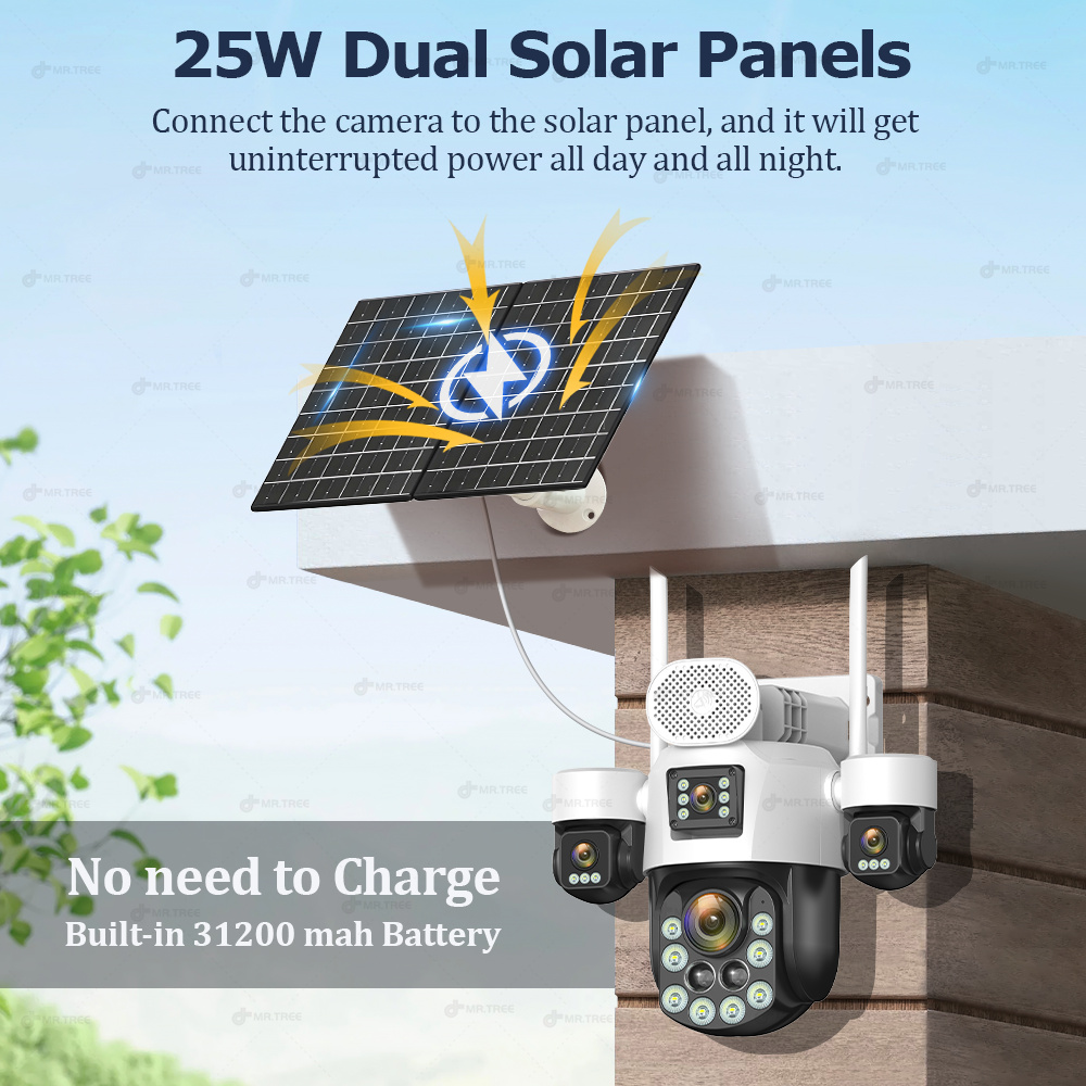 AOV Four Lens Outdoor Surveill - Home Security Battery recension och pris
