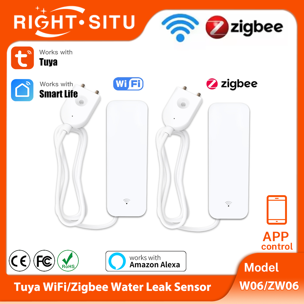 Tuya WiFi Zigbee Water Sensor  - Home Security Business recension och pris