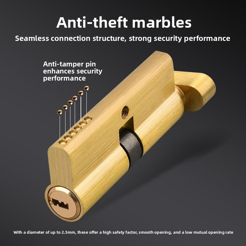 Door Cylinder Lock Biased 70mm - Home Security Brand recension och pris