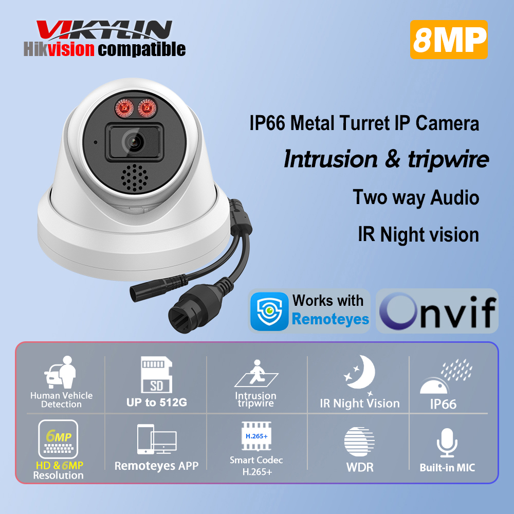 Vikylin 8MP IR Night Vision IP - Home Security Images recension och pris