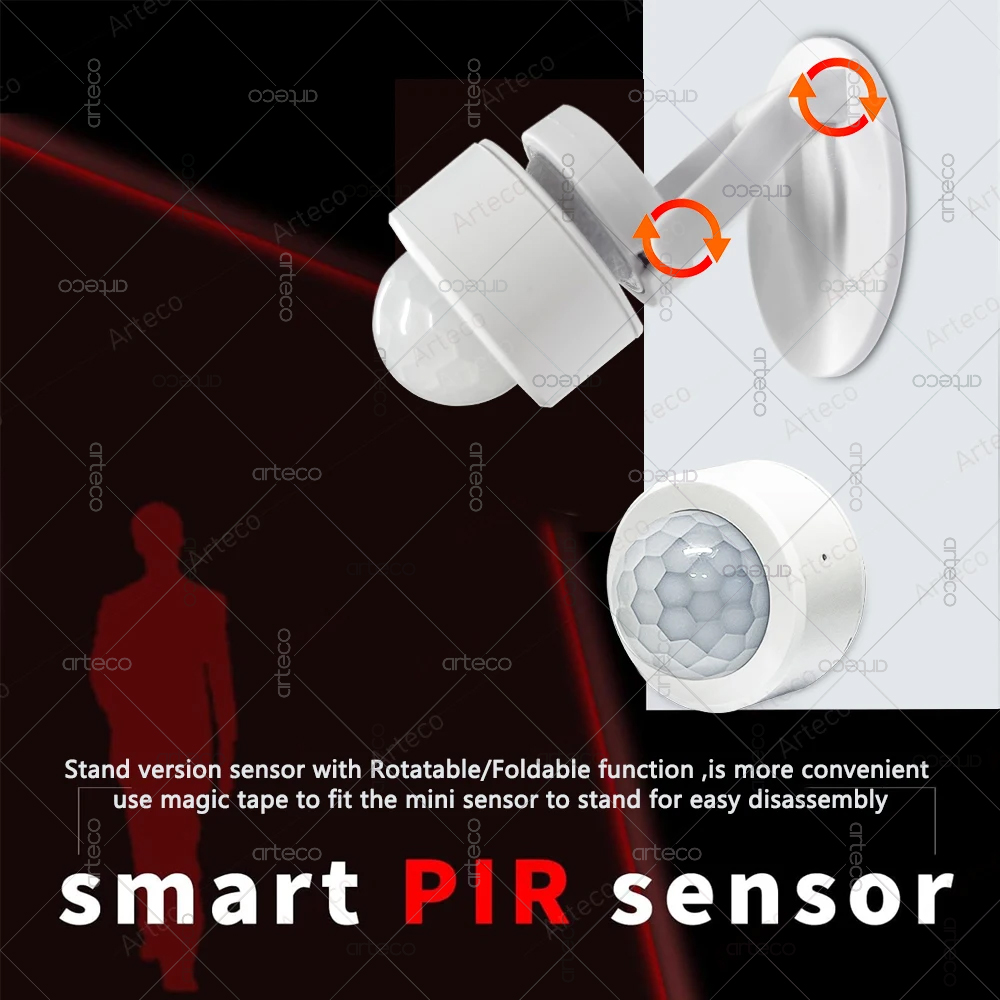 Zigbee 3.0 Mini PIR Motion Sen - Home Security Business recension och pris