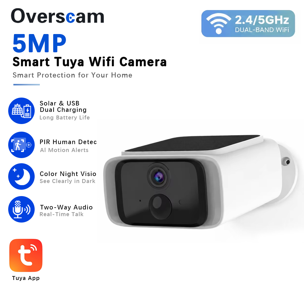 Tuya 5MP Solar Security Camera - Home Security Ultimate recension och pris