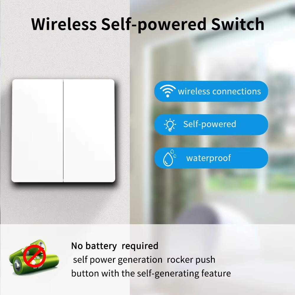 RF433 Self-Powered Wireless Li - Home Security Battery recension och pris
