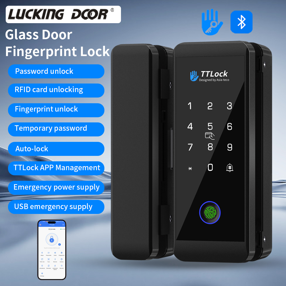 TTLOCK Smart Glass lock Finger - Home Security Safe recension och pris