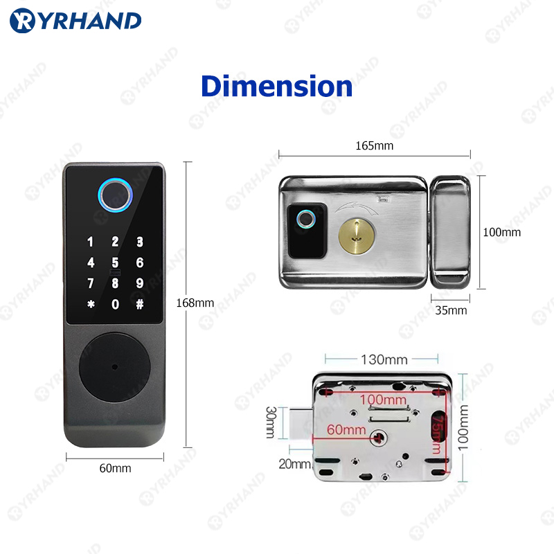 Tuya Smart lock Waterproof Wif - Home Security Brand recension och pris