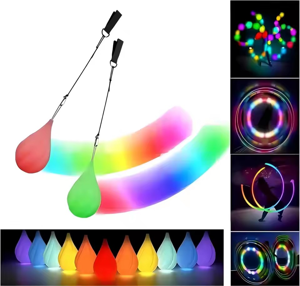 LED Juggling Ball with Rainbow - Home Security Measures recension och pris