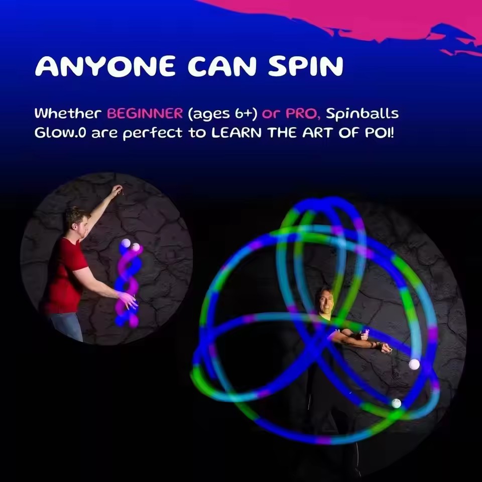 LED Juggling Ball with Rainbow - Home Security Measures recension och pris