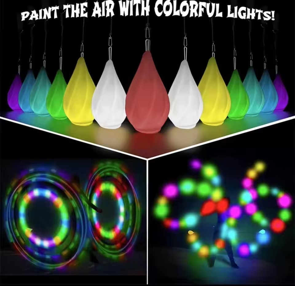 LED Juggling Ball with Rainbow - Home Security Measures recension och pris