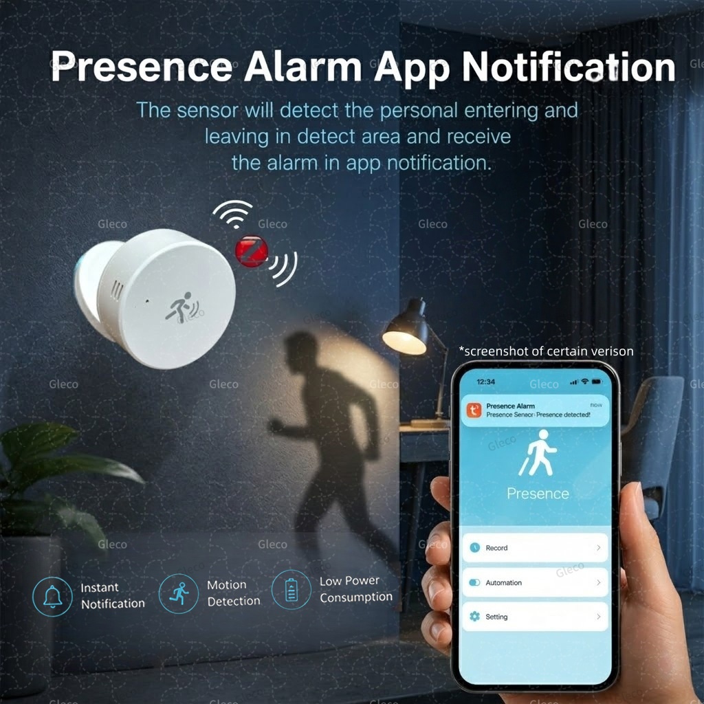 Zigbee Human Presence Sensor T - Home Security Battery recension och pris